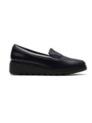 Clarks Skórzane mokasyny "Sharon Pace" w kolorze czarnym rozmiar: 41. Czarne mokasyny Clarks, bez wzorów. Za 197.17 zł.