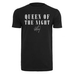 Koszulka damska Urban Classics Whitney Queen Of The Night. Czarne t-shirty sportowe Urban Classics, bez wzorów, bez ramiączek. Za 168.00 zł.