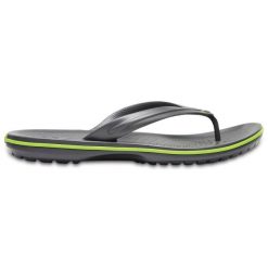 Japonki plażowe dla dorosłych Crocs Crocband Flip. Szare japonki Crocs, bez wzorów, sportowe. Za 166.63 zł.