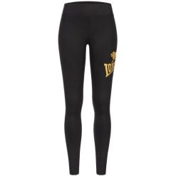 Damskie legginsy Lonsdale Aglish. Czarne legginsy Lonsdale, bez wzorów, z elastanu, eleganckie. Za 158.50 zł.