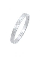 Elli Damska obrączka Partner Basic Organic Look ze srebra próby 925 Sterling Silver Pierścionki 1 ct Damski. Szare pierścionki Elli, srebrne. Za 248.99 zł.