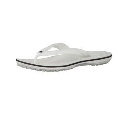 Japonki damskie Crocs Crocband Flip. Białe japonki Crocs, bez wzorów, z materiału. Za 149.00 zł.