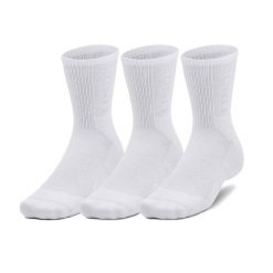 Skarpety Under Armour 3-Maker Mid Crew 3 pary. Białe skarpetki Under Armour, bez wzorów. Za 59.99 zł.