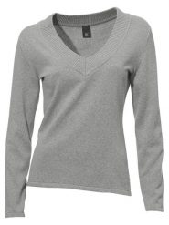 Heine Sweter w kolorze szarym rozmiar: 44. Szare swetry Heine, bez wzorów, z bawełny, bez ramiączek. Za 69.95 zł.