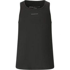 Dziecięcy tank top Endurance Besse. Czarne topy Endurance, m, bez wzorów, młodzieżowe, bez kołnierzyka, bez ramiączek. Za 170.00 zł.