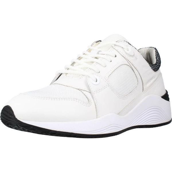 Buty GEOX D OMAYA Biały. Białe buty trekkingowe Geox, z tkaniny, bez zapięcia. Za 279.99 zł.