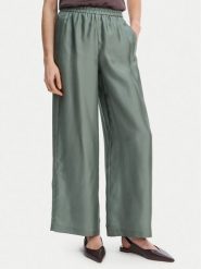 Marella Spodnie materiałowe Quiz 2613131105 Zielony Relaxed Fit. Zielone spodnie materiałowe Marella, bez wzorów, z jedwabiu. Za 1,099.00 zł.