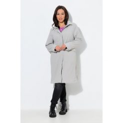 Damskie Parka funkcyjna HYPRAR hydrofobowa kaptur. Szare płaszcze Ulla Popken, plus size, bez wzorów, z materiału, bez kaptura. Za 699.99 zł.
