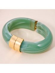 MENTHE À L'O Pozłacana bransoletka rozmiar: onesize. Zielone bransoletki MENTHE À L'O, pozłacane. Za 161.73 zł.