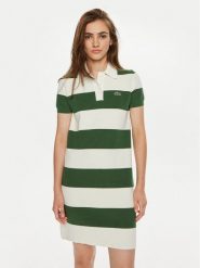 Lacoste Sukienka codzienna EF6919 Kolorowy Slim Fit. Sukienki Lacoste, na co dzień, bez wzorów, z bawełny, bez kołnierzyka, bez ramiączek, proste. Za 639.99 zł.