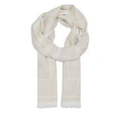Szal Calvin Klein. Szare szaliki i kominy Calvin Klein, bez wzorów. Za 329.99 zł.