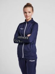 Kurtka damska Hummel Zip hmlAUTHENTIC Poly. Szare kurtki Hummel, na wiosnę, l, bez wzorów, z dzianiny, klasyczne, bez kaptura. Za 204.00 zł.