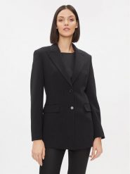 United Colors Of Benetton Marynarka 29HHDW014 Czarny Regular Fit. Czarne marynarki i żakiety United Colors Of Benetton, bez wzorów, z syntetyku, bez ramiączek. Za 359.99 zł.