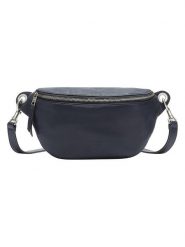 Liebeskind Berlin Skórzana saszetka "Tavia" w kolorze granatowym - 32 x 14 x 7 cm rozmiar: onesize. Niebieskie nerki i saszetki Liebeskind Berlin, bez wzorów, z materiału, sportowe, bez dodatków. Za 289.95 zł.