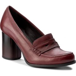 Półbuty ANN MEX - 7975 14TOP Bordo. Czerwone czółenka marki Ann Mex, z materiału. W wyprzedaży za 229.00 zł.