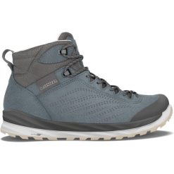 Buty trekkingowe damskie Lowa Malta Mid Gtx. Niebieskie buty trekkingowe Lowa, z materiału, za kostkę, bez zapięcia. Za 823.00 zł.