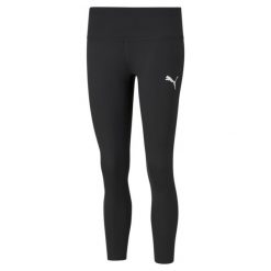 Legginsy damskie Puma Active Tights. Czarne legginsy Puma, bez wzorów, z materiału, sportowe, długie. Za 181.10 zł.