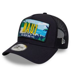 Czapka z daszkiem New Era. Niebieskie czapki z daszkiem New Era, bez wzorów. Za 119.99 zł.