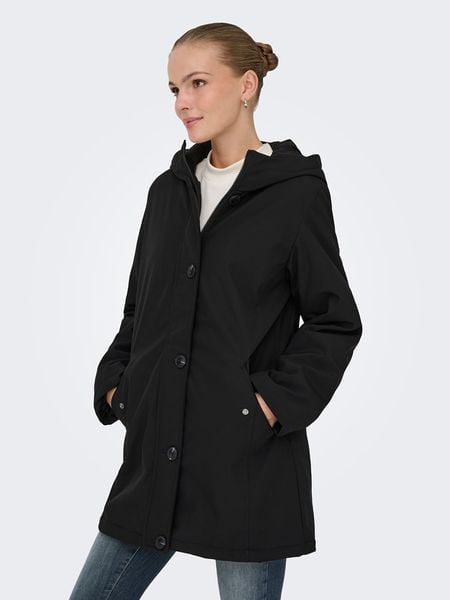 ONLY Parka puchowa w kolorze czarnym rozmiar: S. Czarne płaszcze ONLY, s, bez wzorów, z puchu, bez kaptura. Za 140.20 zł.