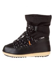 Moon Boot Botki zimowe "Loop" w kolorze czarnym rozmiar: 35. Czarne botki Moon Boot, bez wzorów, z materiału, bez obcasa, bez zapięcia. Za 399.45 zł.