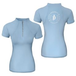 Bluzka techniczna z krótkim rękawem JD ATTACK Cathrine. Niebieskie bluzki JD ATTACK, xs, bez wzorów, sportowe, bez kołnierzyka, bez ramiączek. Za 189.00 zł.
