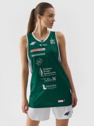 4F Tank top replika wyjazdowy z sezonu 2023/24 damski 4F x AZS UMCS Lublin - multikolor M. Topy 4f, m, bez wzorów, z dzianiny, bez kołnierzyka, bez ramiączek. W wyprzedaży za 79.99 zł.