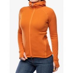 Bluza trekkingowa damska Houdini Power Houdi. Brązowe bluzy Houdini, na zimę, s, bez wzorów, bez kaptura, narciarskie. Za 707.99 zł.