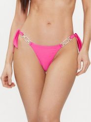 Guess Dół od bikini E4GO10 KC620 Różowy. Czerwone bikini Guess, z aplikacjami, z syntetyku. Za 319.99 zł.