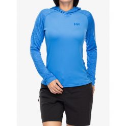 Bluza termoaktywna damska Helly Hansen LIFA Active Solen GR Hoodie. Niebieskie bielizna termoaktywna damska Helly Hansen, bez wzorów, bez ramiączek. Za 324.99 zł.
