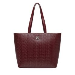 Torebka Nine West. Czerwone shopper bag Nine West, bez wzorów, bez dodatków. Za 269.99 zł.