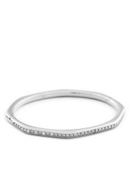 Swarovski Bransoletka bangle Dextera 5725222 Srebrny. Szare bransoletki Swarovski, metalowe. Za 529.99 zł.