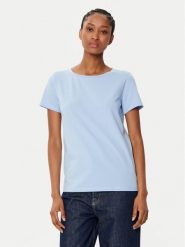 Weekend Max Mara T-Shirt Multib 2515971011 Błękitny Regular Fit. Niebieskie t-shirty Weekend Max Mara, l, bez wzorów, z bawełny, bez kołnierzyka, bez ramiączek. Za 299.99 zł.