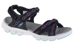 Sandały damskie, Almaak Hiking Sandal. Czerwone sandały CMP, bez wzorów, z materiału, sportowe, bez obcasa, bez zapięcia. Za 239.99 zł.
