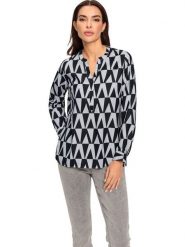 Heine Bluzka w kolorze czarnym rozmiar: 44. Czarne bluzki Heine, bez wzorów, bez kołnierzyka, bez ramiączek. Za 56.66 zł.