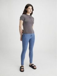 Calvin Klein Dżinsy - Skinny fit - w kolorze błękitnym rozmiar: W28/L32. Niebieskie jeansy Calvin Klein, l, z aplikacjami, z bawełny, klasyczne, z podwyższonym stanem. Za 250.95 zł.
