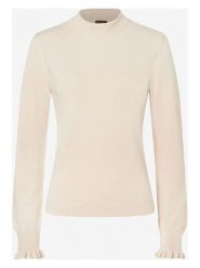 More & More Sweter w kolorze beżowym rozmiar: 40. Brązowe swetry More & More, bez wzorów, bez ramiączek. Za 144.24 zł.