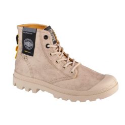 Buty sportowe Sneakersy unisex, Palladium Pampa Surplus. Brązowe buty sportowe lifestyle Palladium, bez wzorów, z materiału, bez zapięcia, trekkingowe. Za 399.99 zł.