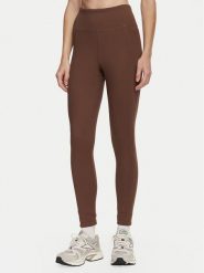 Reebok Legginsy RK25975CCW Brązowy Slim Fit. Brązowe legginsy Reebok, bez wzorów, z syntetyku. Za 189.99 zł.