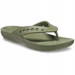 Japonki Dla Dorosłych Crocs Baya II Flip. Białe japonki Crocs, bez wzorów, z materiału. Za 74.99 zł.