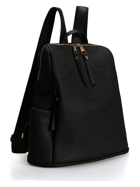 Lucky Bees Plecak w kolorze czarnym - 30 x 35 x 13 cm rozmiar: onesize. Czarne plecaki Lucky Bees, bez wzorów, z materiału, bez dodatków. Za 78.99 zł.