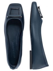 More & More Baleriny w kolorze granatowym rozmiar: 40. Niebieskie baleriny More & More, bez wzorów, z materiału, bez obcasa, bez zapięcia. Za 146.28 zł.