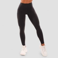 Legginsy damskie fitness z wysoką talią czarne Mesh Panel. Czarne legginsy sportowe GYMBEAM, s, bez wzorów, z elastanu, na fitness i siłownię. Za 112.90 zł.
