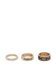 Furla Zestaw pierścionków Arch Stripe WJ00175-N79000-O6000-1-007-20-CN-S Złoty. Żółte pierścionki Furla, metalowe. Za 319.99 zł.