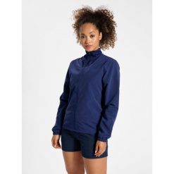 Damska bluza dresowa Hummel HmlCourt. Niebieskie bluzy z kapturem Hummel, na wiosnę, l, bez wzorów, z dresówki, bez kaptura, na fitness i siłownię. Za 227.50 zł.