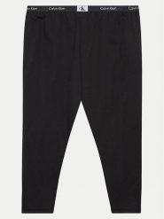 Calvin Klein Underwear Spodnie dresowe 000QS6960E Czarny Regular Fit. Czarne spodnie dresowe Calvin Klein Underwear, bez wzorów, z bawełny. Za 249.99 zł.