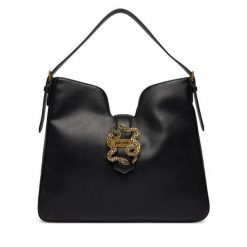 Torebka Just Cavalli. Czarne torebki klasyczne Just Cavalli, bez wzorów, klasyczne, bez dodatków. Za 799.99 zł.