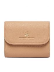 Beverly Hills Polo Club Portfel CWBEO-BHPC-W1-002-SS26 Beżowy. Brązowe portfele Beverly Hills Polo Club, bez wzorów, z materiału. Za 59.99 zł.