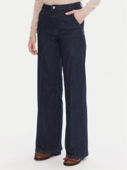 United Colors Of Benetton Jeansy 4TUT574X5 Granatowy Wide Leg. Niebieskie jeansy United Colors Of Benetton, bez wzorów, z bawełny. Za 279.99 zł.