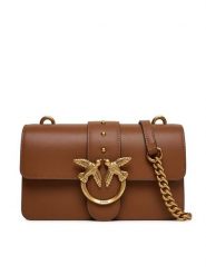 PINKO Torebka Love One Mini ST.CL Al 25-26 PLTT 105856 A0F1 Brązowy. Brązowe listonoszki Pinko, bez wzorów, ze skóry, bez dodatków. Za 1,199.00 zł.