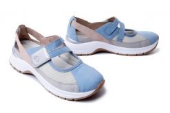 RIEKER REMONTE D0G08-10 blue combination, sandały damskie. Niebieskie sandały Rieker Remonte, bez wzorów, bez obcasa, bez zapięcia. Za 349.90 zł.